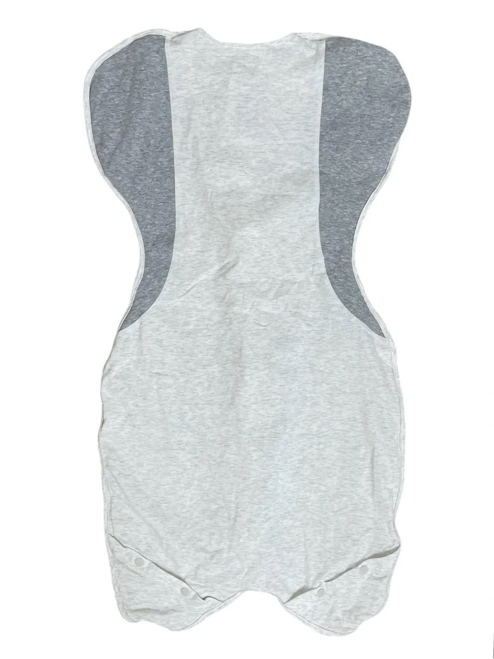 Kidira Baby Sleep Sack Swaddle Medium Cotton Gray Zip Wearable Blanket